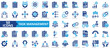 © Uniconlabs - Task management icon collection set. Containing task, managing, process, life cycle, planning, testing, tracking icon. Simple flat vector