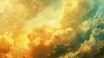 Wall Mural - Background of sky and clouds