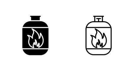 Wall Mural - Gas Cylinder Vector Icon