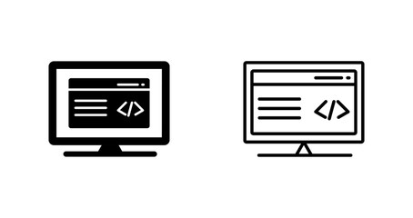 clean code vector icon