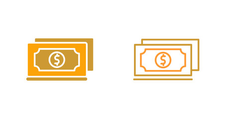 Sticker - Money Vector Icon