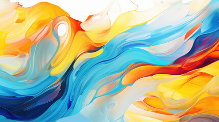 Wall Mural - Abstract background of acrylic paint in watercolor style., generative ai