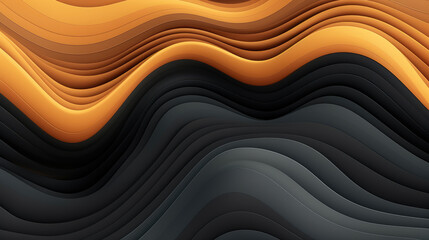 Wall Mural - Abstract background with some wave lines., generative ai