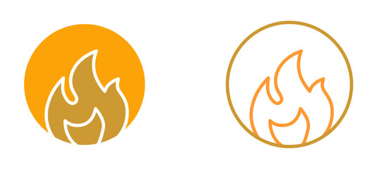 Wall Mural - Fire Vector Icon