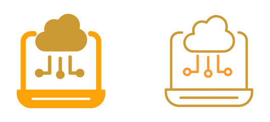 Poster - Cloud Computing Vector Icon