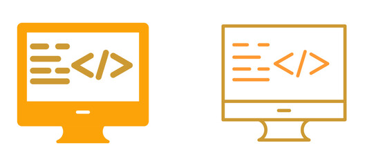 Coding Vector Icon