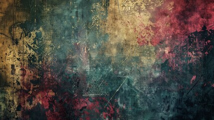 Wall Mural - Abstract grunge background - generative ai