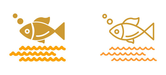 Poster - Fish Vector Icon