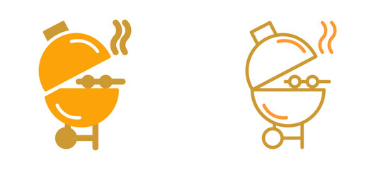 Sticker - BBQ Vector Icon