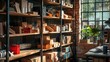 © Juan - Cozy Warehouse Shelves with Vintage Items