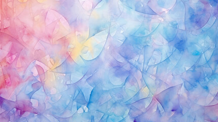Wall Mural - Abstract watercolor background. Hand-drawn illustration. Colorful texture., generative ai
