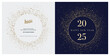 © Baris - 2025 logo and premium wish card with moon and planet style. Happy new Year.