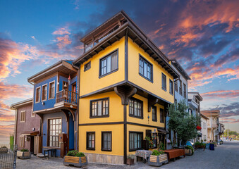 Canvas Print - Mudanya Town street view in Bursa of Turkey