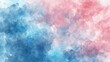 © AkuAku - Watercolor Background in Shades of Blue and Pink