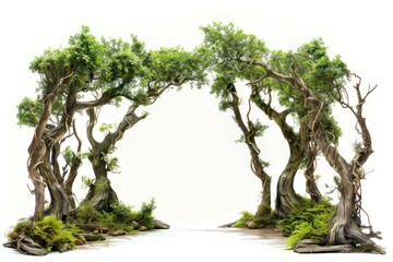 Poster - Bonsai nature forest plant.