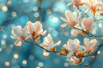 Poster - Spring Magnolia Blossom