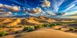 © BrilliantPixels - Desert sand surface under vast blue sky, Kyzylkum Desert, Uzbekistan  [sand, kyzylkum desert, desert illustration, uzbekistan, asia]