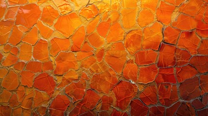 Sticker - Background with various shades of orange textures