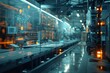 © Valentin - Advanced Automated Manufacturing Facility with Futuristic Technology