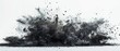 © Ruby Siam - Abstract background of smoke explosion in black and white.