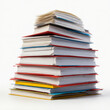© Miraz - Files stacking up in a messy order,isolated on white background