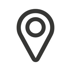 Map point icon vector illustration isolated on a white background