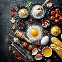 Wall Mural - cooking photography 