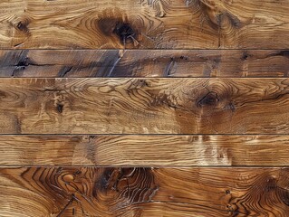 Detailed view of a wooden floor with pronounced grain patterns, highlighting the natural beauty and character of the wood