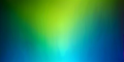 Poster - Vibrant gradient transitioning from electric blue to neon green, creating a dynamic and modern look, perfect for tech gadgets or sports equipment