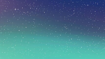 Wall Mural - an outer space gradient background from dark midnight blue to a rich violet, dotted with stars, show
