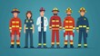 © fotofabrika - Group of Diverse First Responders Standing Together