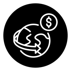 Sticker - Global Economy Icon