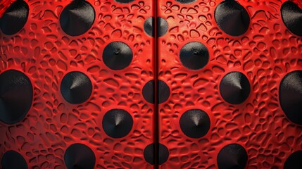 Wall Mural - Ladybug wings texture background.