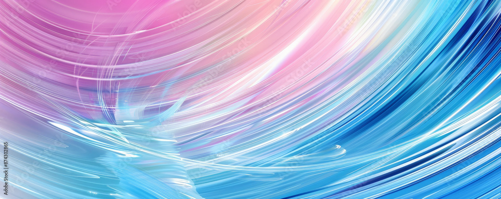A dynamic circular abstract background with radiating lines and soft ...