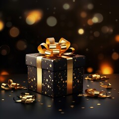 Sticker - christmas gift box