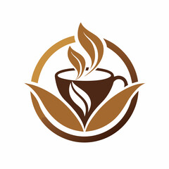 Wall Mural - coffee logo vector art illustr