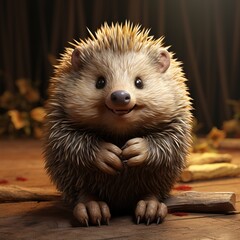 Poster - hedgehog