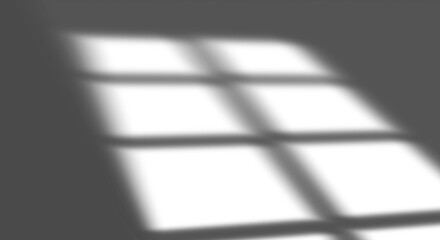 Fototapete - Shadow overlay effect on transparent background