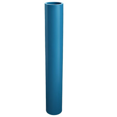 Poster - A rigid hollow plastic pipe with a glossy surface and a small diameter..