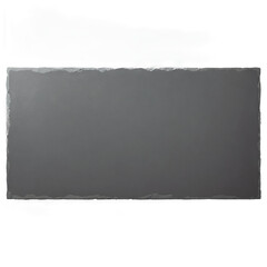 Sticker - A flat matte black surface possibly made of slate or some other similar material used for writing or drawing with chalk in a classroom or office setting..