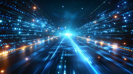 Fast Digital Technology Background Generative AI