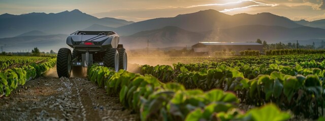 Solar Powered Agricultural Robot - Sustainability, Technology, and Agriculture Generative AI