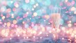 © filmanana - Celebratory champagne glass with colorful bokeh lights  festive and elegant celebration image