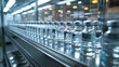 © ASSIASIA - Rows of clear glass vaccine vials on metal shelves in a brightly lit storage facility, showcasing precise organization and attention to medical supplies