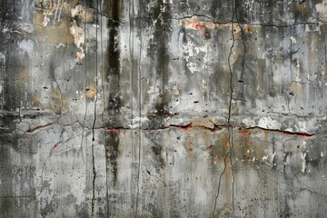 Poster - Texture of old gray concrete wall background.