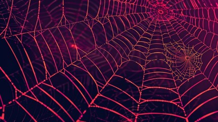 Intricate Spider Web Pattern 