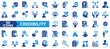 © Uniconlabs - Credibility icon collection set. Containing trustworthiness, reliability, authenticity, integrity, honesty, dependability, accountability icon. Simple flat vector.