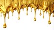 © Sujid - Melted gold dripping isolated on background cutout, gold, liquid, shiny, metallic, precious, dripping, puddle, isolated