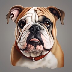 Poster - pug portrait