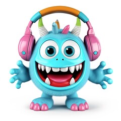 Sticker - monster cartoon